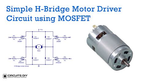 motor driver circuit using mosfet.